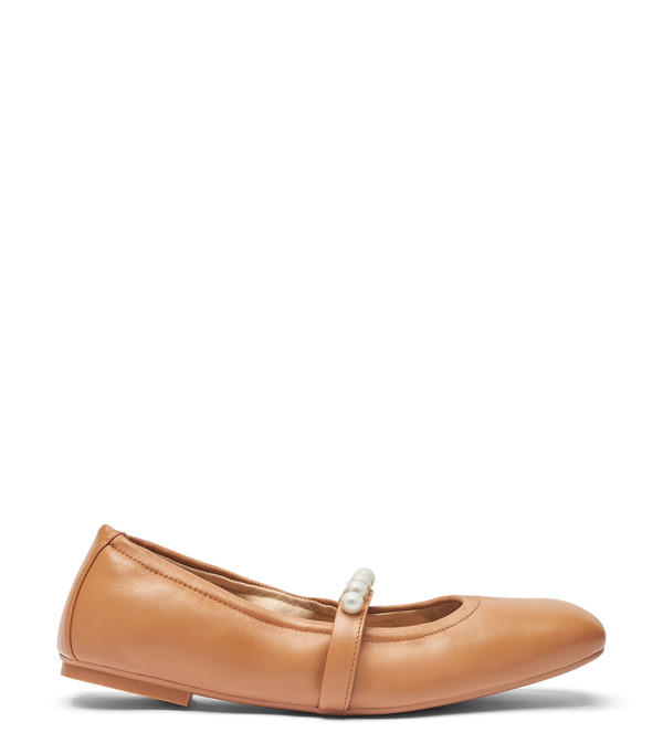  Stuart Weitzman Goldie Ballet Flat - Woman  Tan 39 