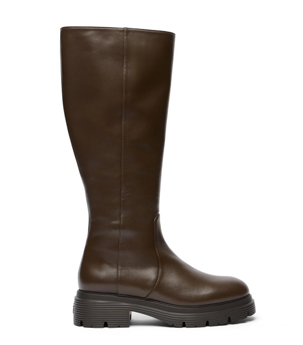  Stuart Weitzman Hudson Lite Zip Boot - Woman  Walnut 40.5 