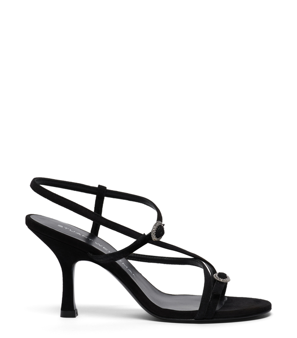  Stuart Weitzman Kensington Strappy Sandal 85 - Woman Sandals Black 38 