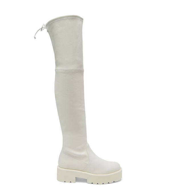  Stuart Weitzman Lowland Ultralift Over-the-knee Boot - Woman  White 37 