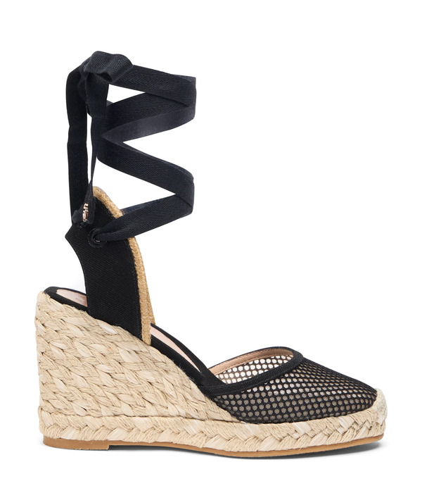  Stuart Weitzman Marguerita - Woman  Black/black/natural 37 