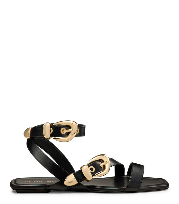  Stuart Weitzman Maven Sandal - Woman  Black 37 