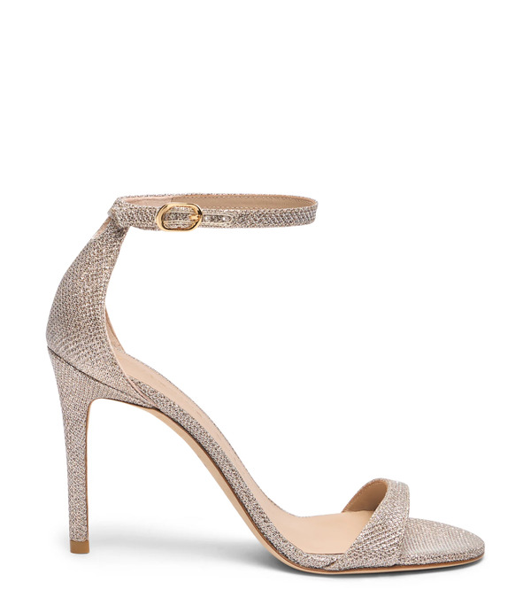  Stuart Weitzman Nudistarc 100 Sandal - Woman  Poudre 36.5 