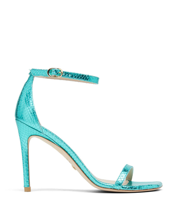  Stuart Weitzman Nudistcurve 100 Sandal - Woman  Capri 39 