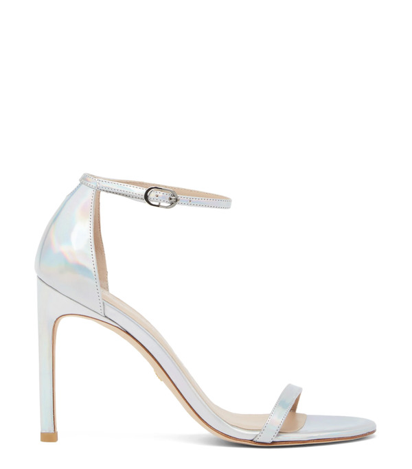  Stuart Weitzman Nudistsong - Woman Sandals And Wedges Silver 37,5 