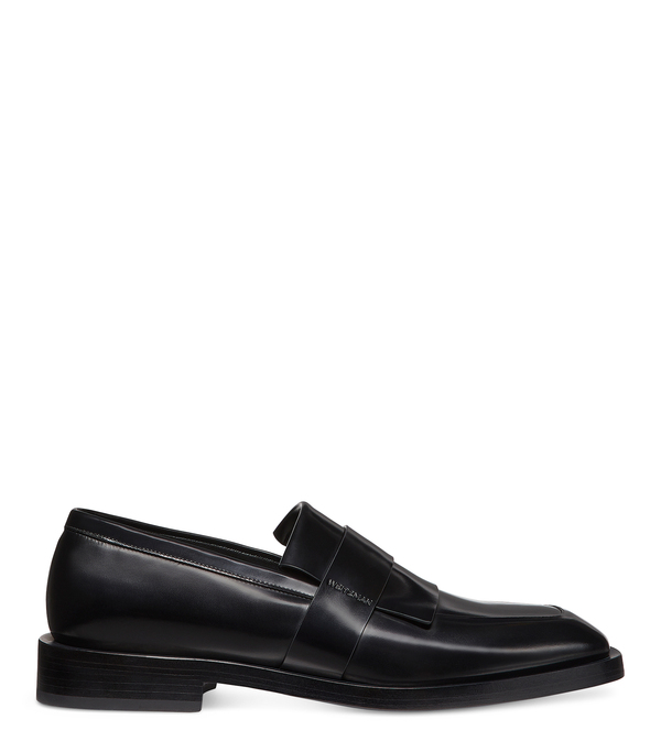  Stuart Weitzman Royce Kiltie Loafer - Man  Black 43.5 