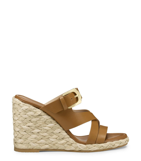  Stuart Weitzman Sai Espadrille Wedge - Woman Wedges And Espadrilles Boho Tan 38 