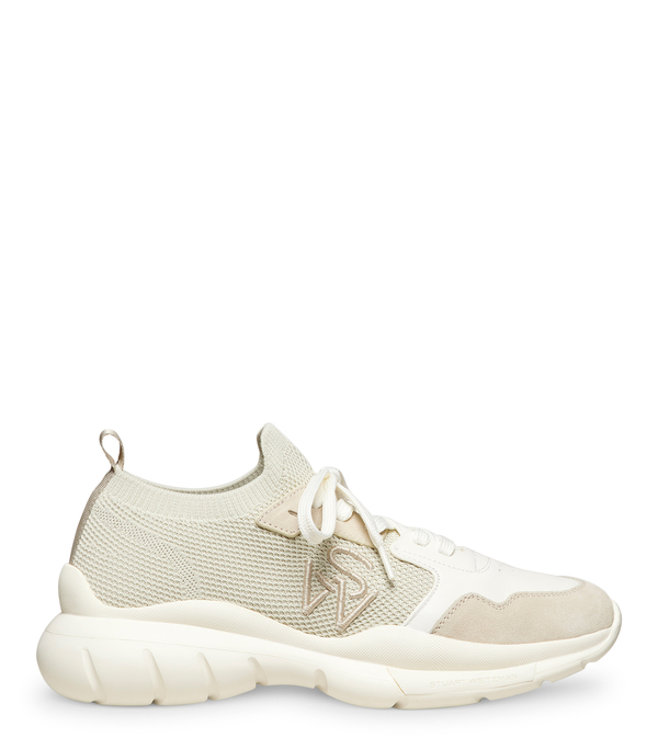  Stuart Weitzman 5050 Sneaker - Woman  Light Beige/off White 40 