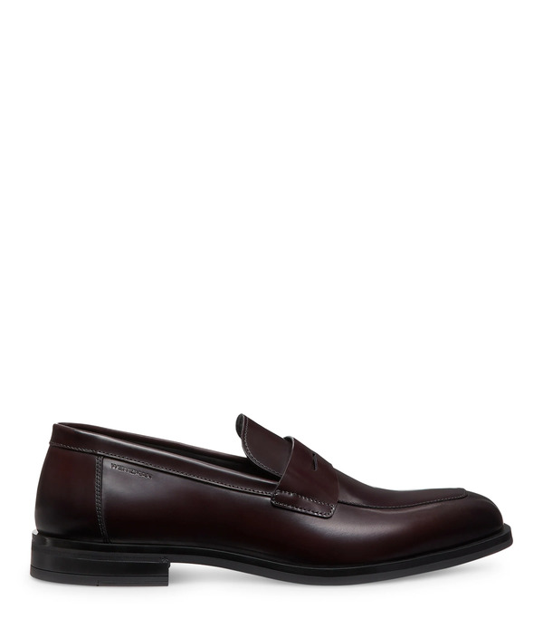  Stuart Weitzman Sw Club Classic Penny Loafer - Man  Burgundy 42.5 