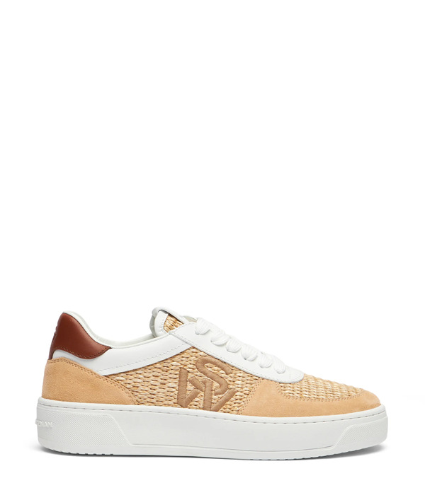  Stuart Weitzman Sw Courtside Logo Sneaker - Woman  Sand 36 