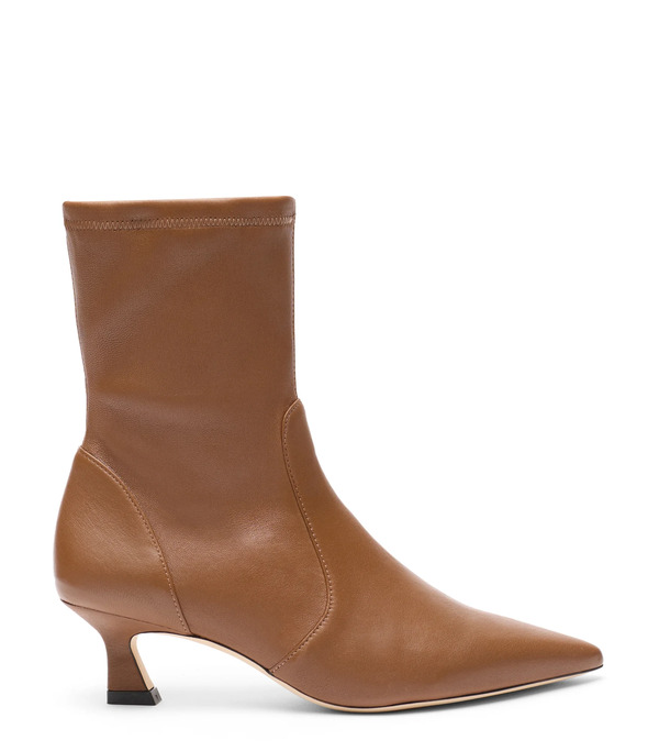  Stuart Weitzman Vinnie Bootie 50 - Woman Boots And Booties Toasted Almond 37.5 
