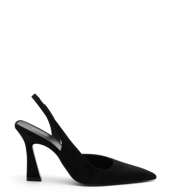  Stuart Weitzman Vinnie 85 Dorsay Slingback - Woman Slingback Black 41 