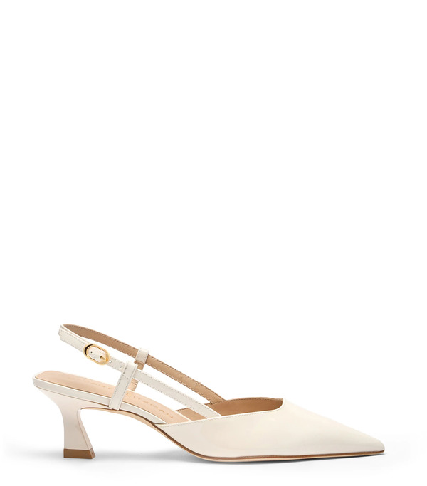  Stuart Weitzman Vinnie 50 Slingback - Woman Slingback Cream 35 