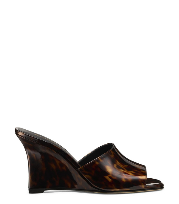  Stuart Weitzman Vinnie Wedge Mule 85 - Woman Wedges And Espadrilles Classic 37.5 