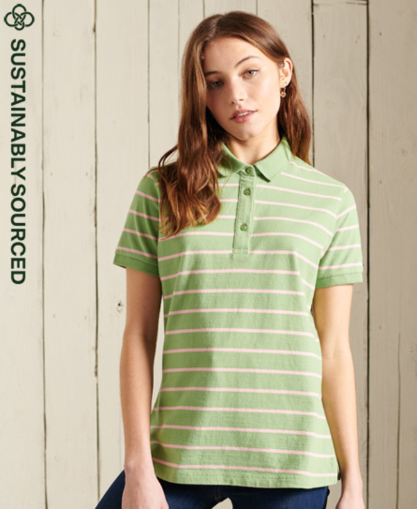  Superdry Academy Stripe Polo Shirt 
