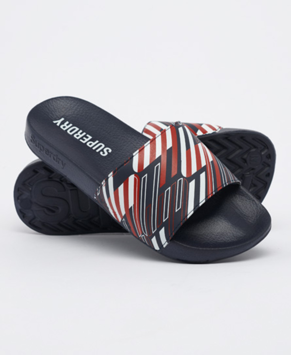  Superdry All Over Print Pool Sliders 