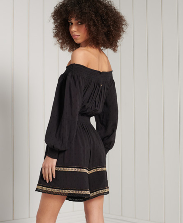  Superdry Ameera Off The Shoulder Playsuit 