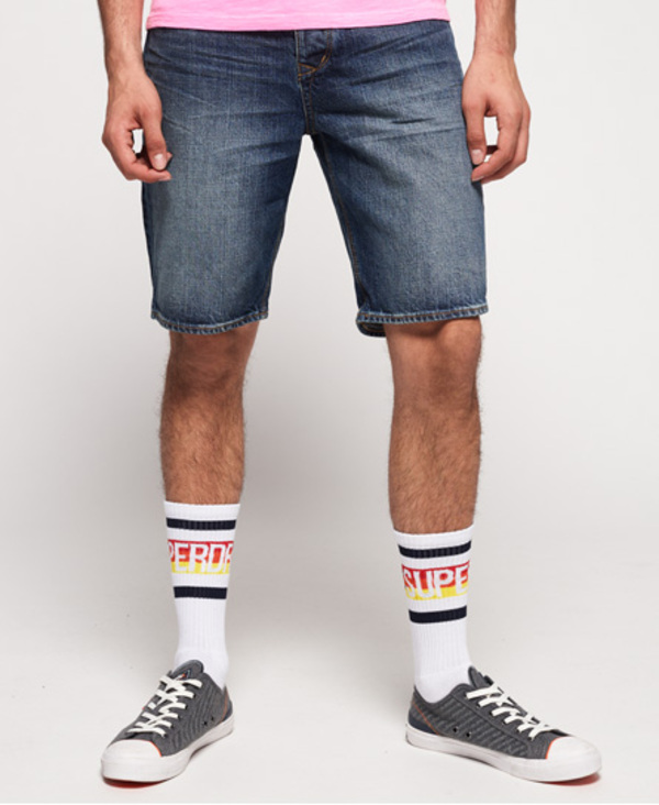  Superdry Biker Denim Shorts 