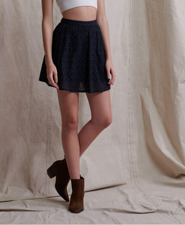  Superdry Blair Broderie Skirt 