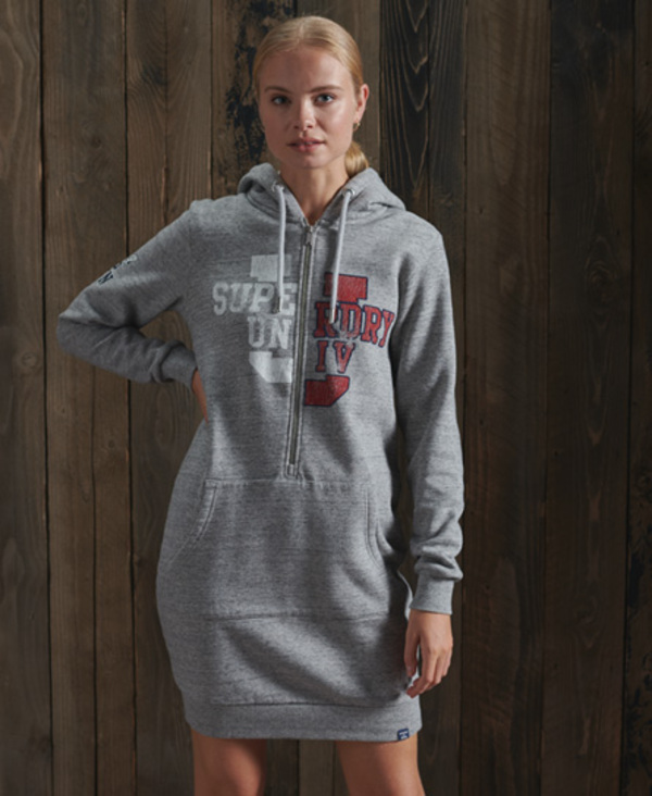  Superdry Boston Half Zip Sweat Dress 