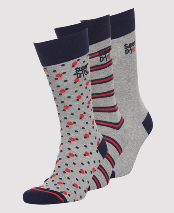  Superdry Boxed City Sock Triple Pack 