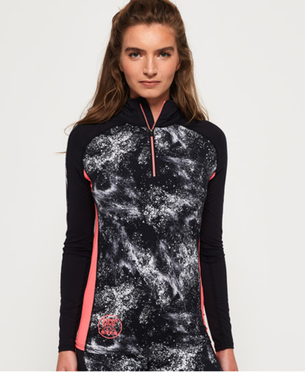  Superdry Carbon Base Layer Zip Top 