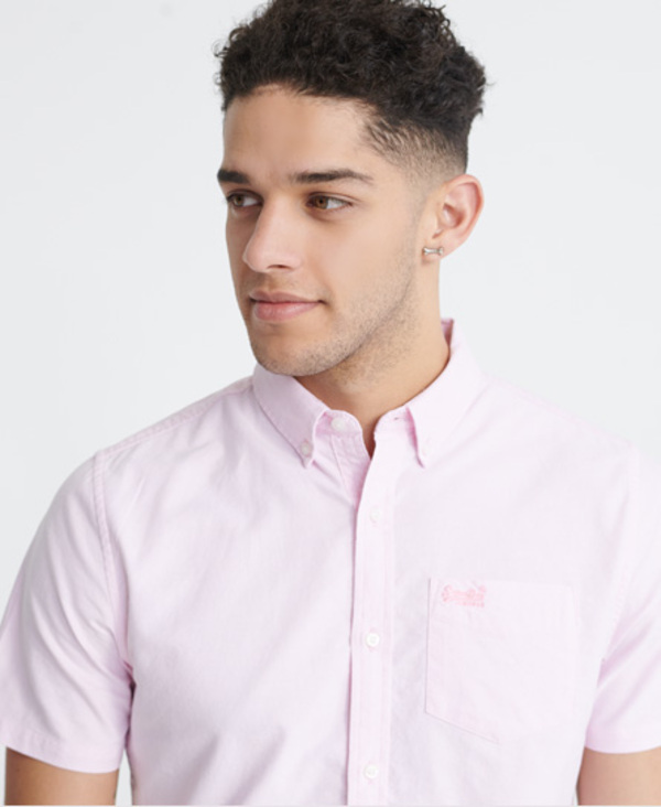  Superdry Classic University Oxford Short Sleeved Shirt 