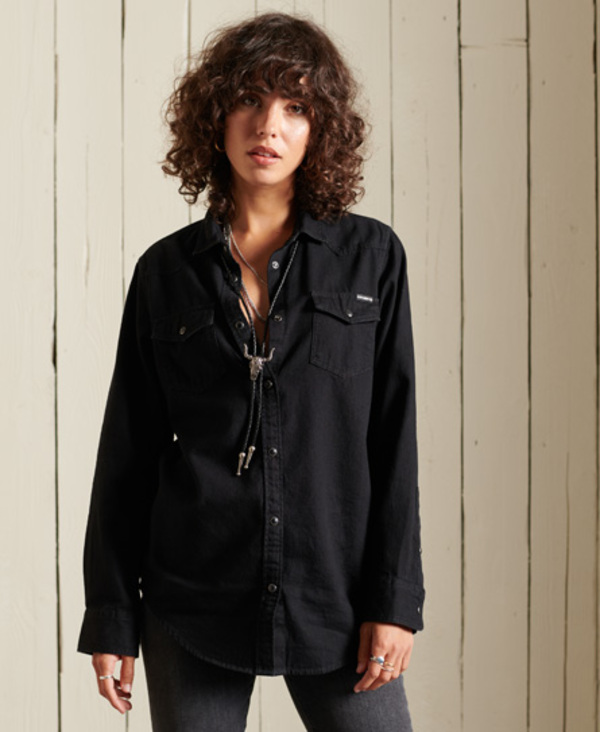  Superdry Classic Western Denim Shirt 