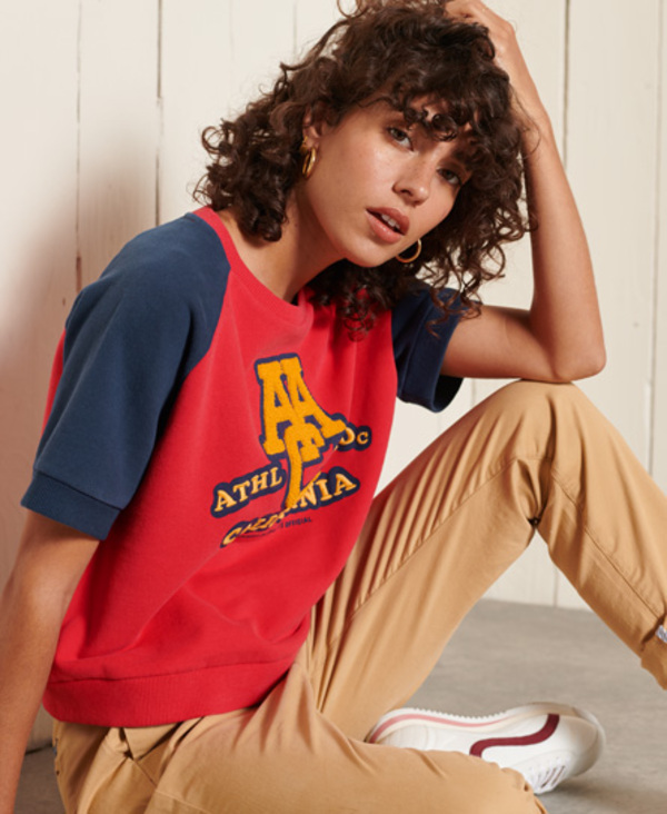  Superdry Collegiate Colour Block Sweat T-shirt 