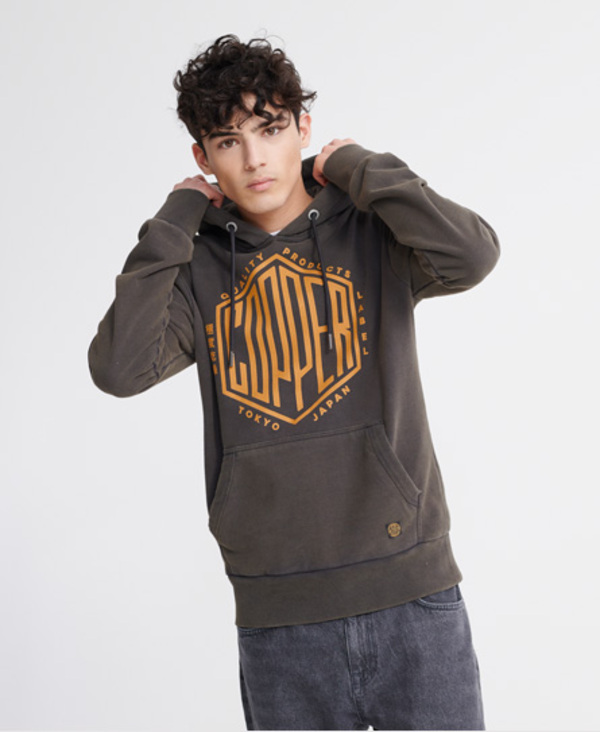  Superdry Copper Label Loopback Hoodie 
