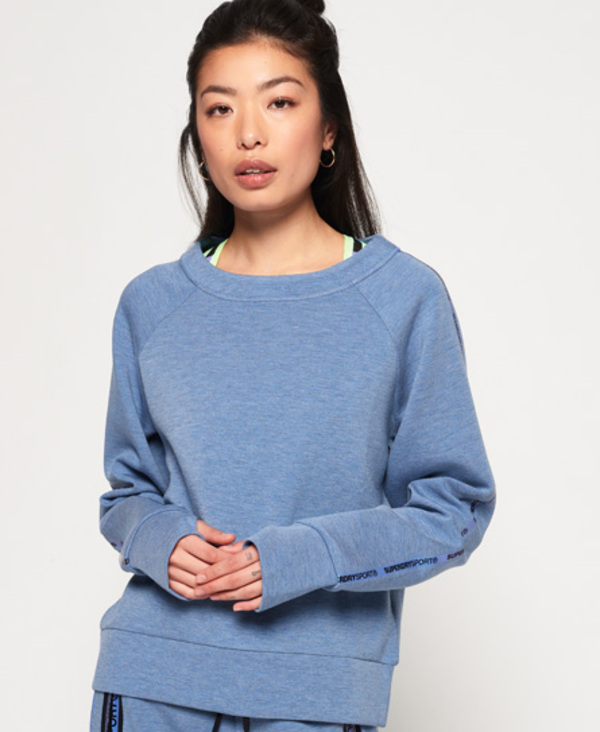  Superdry Core Gym Tech Taped Crew Sweatshirt 