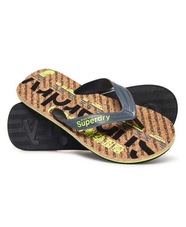  Superdry Cork Colour Pop Flip Flops 