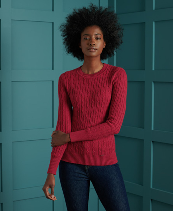 Superdry Croyde Cable Crew Jumper 
