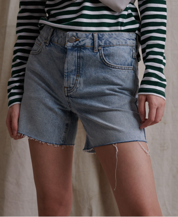  Superdry Denim Mid Length Shorts 