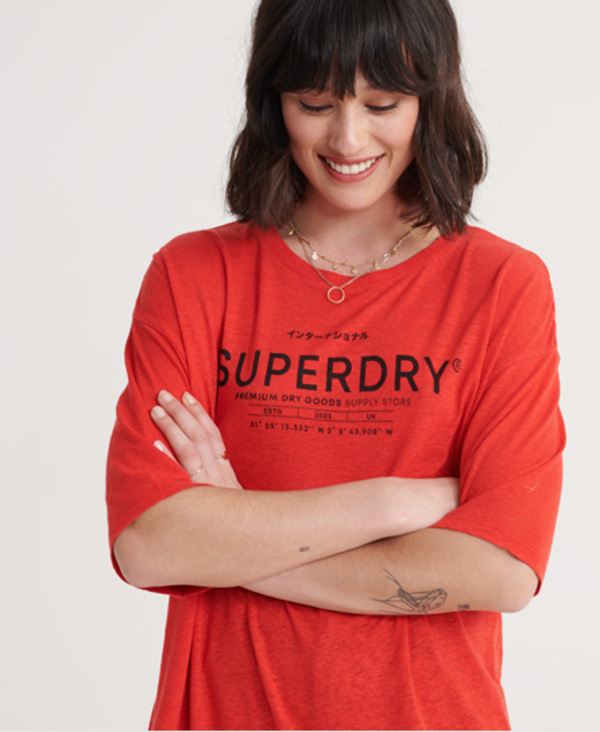  Superdry Desert Linen T-shirt 