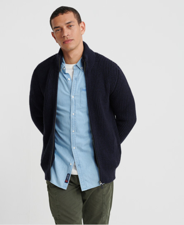  Superdry Downhill Zip Through Cardigan 