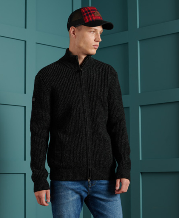  Superdry Downhill Zip Through Cardigan 