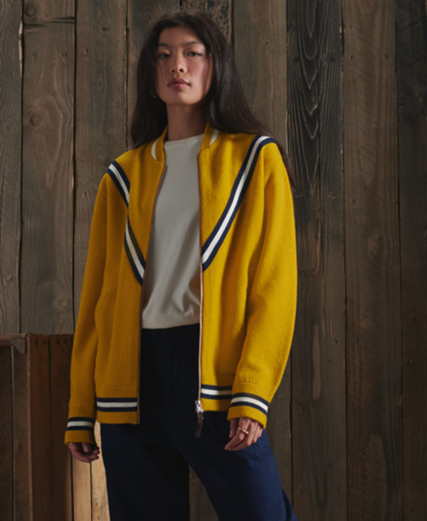  Superdry Dry - Women's Varsity Wool Jumper 
