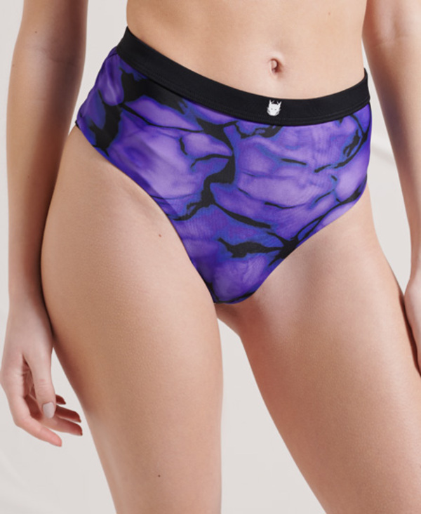  Superdry Energy High Waisted Brief Bikini Bottom 