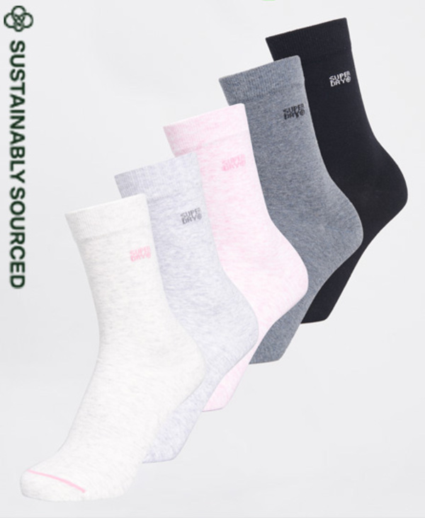  Superdry Essential Socks 5 Pack 