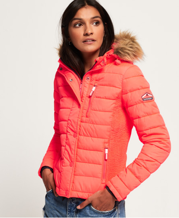  Superdry Fuji Slim Double Zip Hooded Jacket 