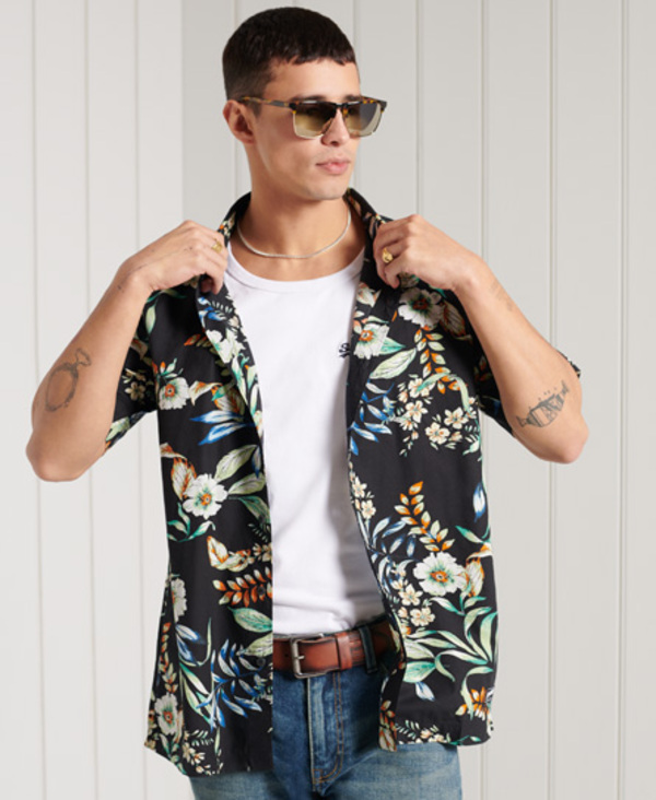  Superdry Hawaiian Box Fit Shirt 