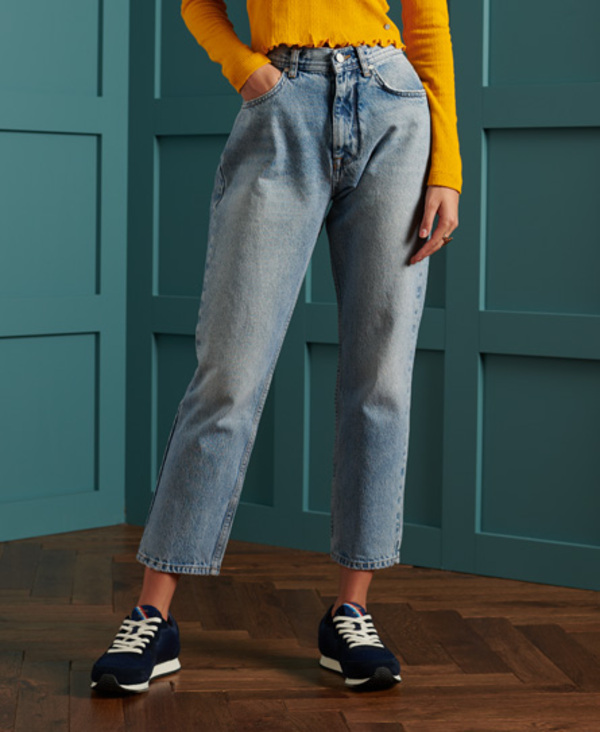  Superdry High Rise Straight Jeans 