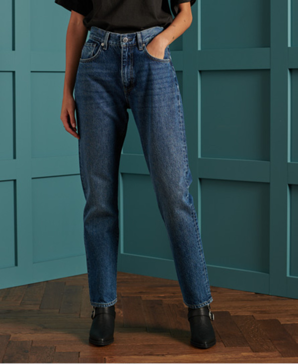  Superdry High Rise Straight Jeans 