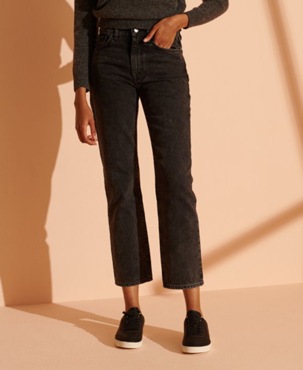  Superdry High Rise Straight Jeans 