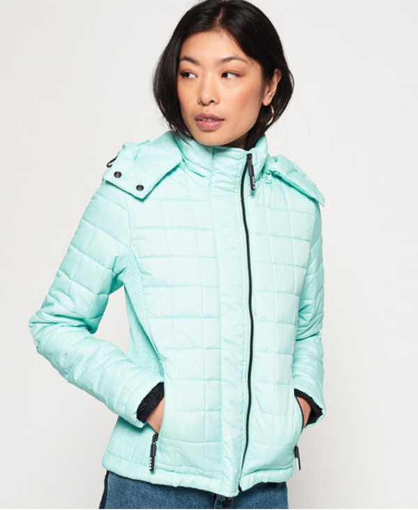  Superdry Hooded Box Quilt Fuji Jacket 