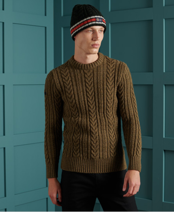  Superdry Jacob Cable Crew Jumper 