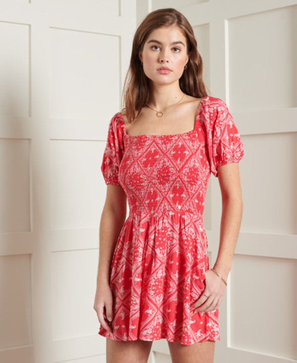  Superdry Kala Smocked Playsuit 