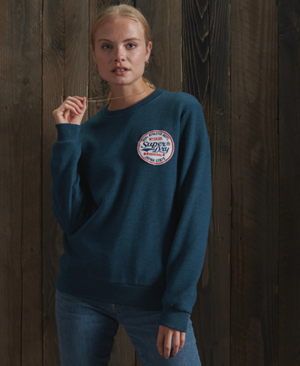  Superdry Limited Edition Standard Patch Crew Sweatshirt 