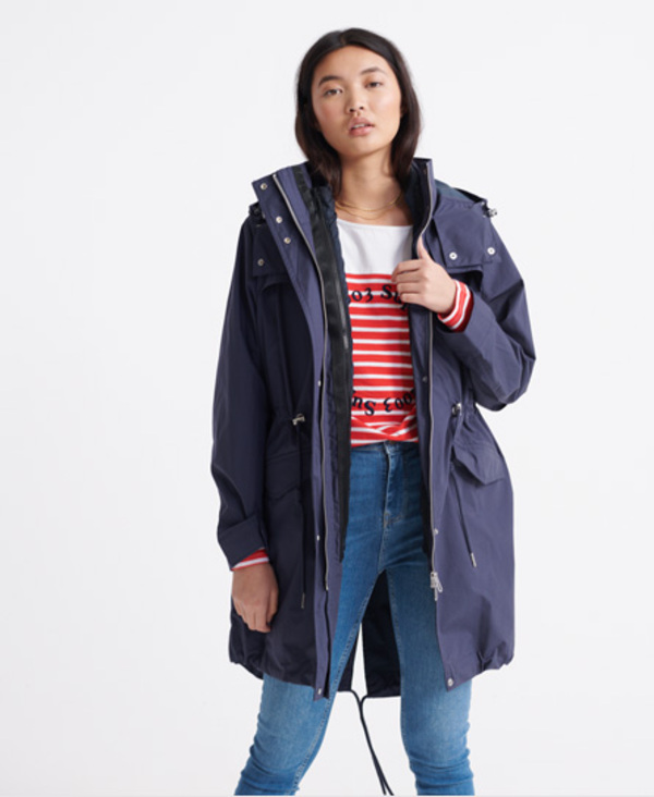  Superdry Long Sleeve Essentials Parka Coat 